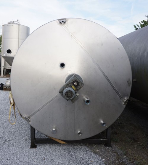 Behälter 11.000 Liter aus V2A, temperierbar, isoliert, gebraucht