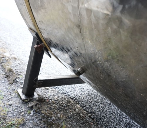 Behälter 11.000 Liter aus V2A, temperierbar, isoliert, gebraucht