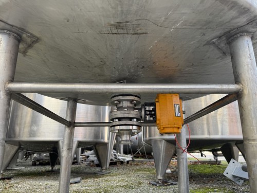 Behälter 2.000 Liter aus V2A einwandig, gebraucht