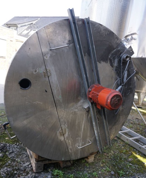 Behälter 2.000 Liter aus V2A einwandig, gebraucht