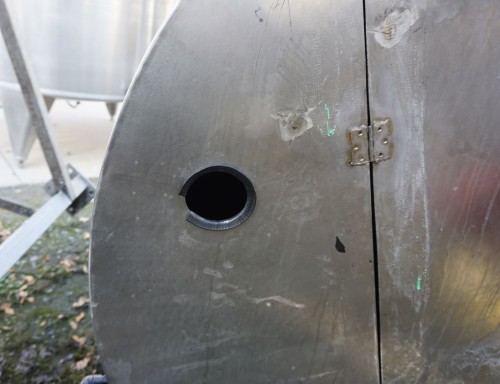 Behälter 2.000 Liter aus V2A einwandig, gebraucht