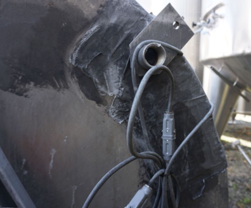 Behälter 2.000 Liter aus V2A einwandig, gebraucht