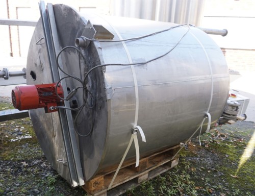 Behälter 2.000 Liter aus V2A einwandig, gebraucht