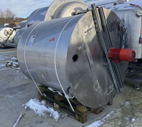 Behälter 2.000 Liter aus V2A einwandig, gebraucht