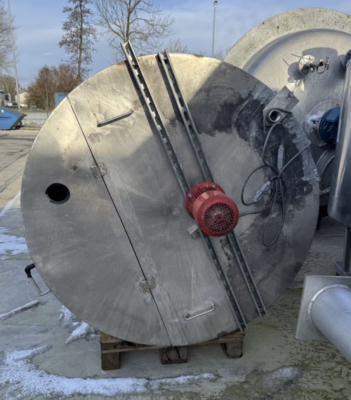 Behälter 2.000 Liter aus V2A einwandig, gebraucht