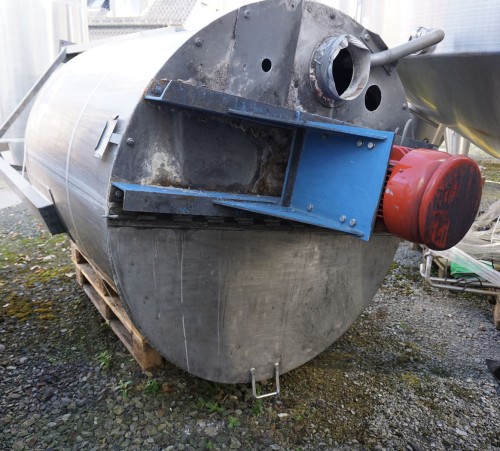 Behälter 2.000 Liter aus V2A einwandig, gebraucht