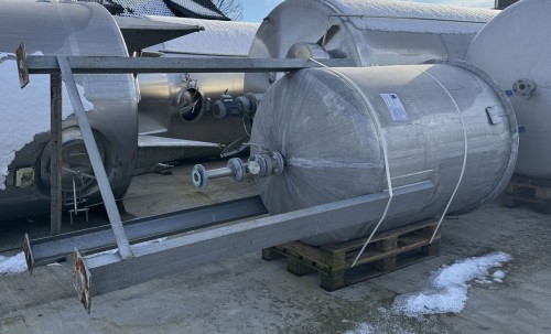 Behälter 2.000 Liter aus V2A einwandig, gebraucht