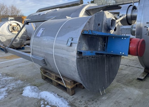 Behälter 2.000 Liter aus V2A einwandig, gebraucht