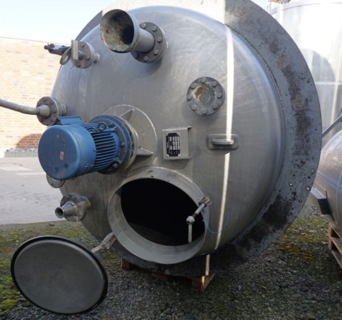 Behälter 5.000 Liter aus V2A einwandig, gebraucht