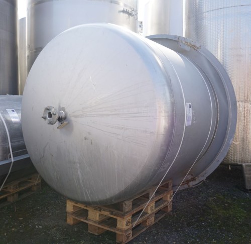 Behälter 5.000 Liter aus V2A einwandig, gebraucht