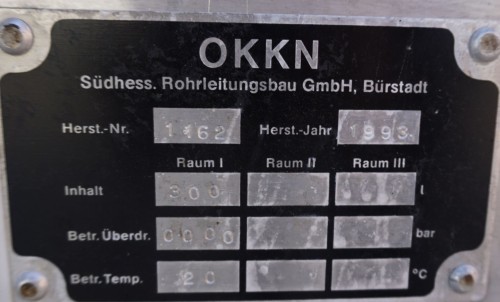 Behälter 300 Liter aus V4A einwandig, gebraucht