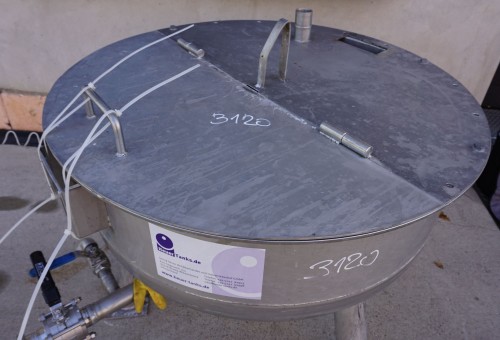 Behälter 300 Liter aus V4A einwandig, gebraucht