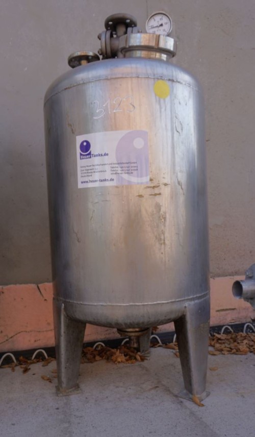 Behälter 300 Liter aus V4A einwandig, gebraucht
