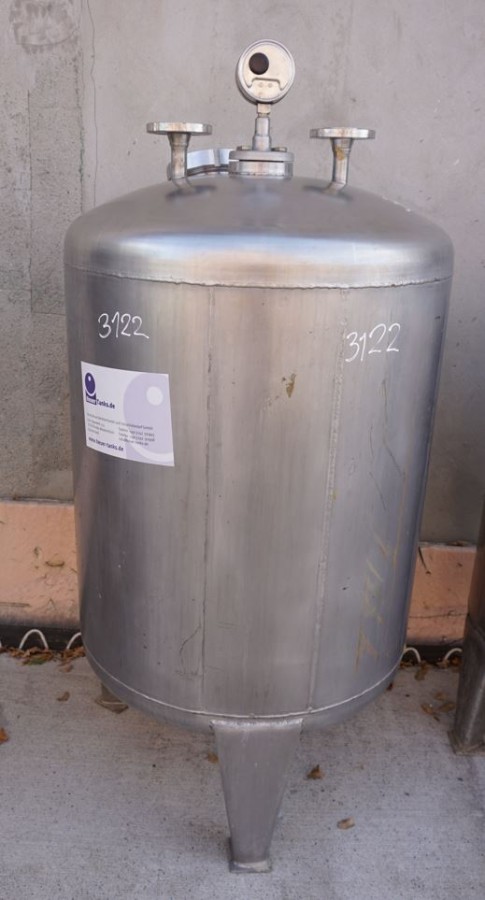 Behälter 300 Liter aus V4A einwandig, gebraucht