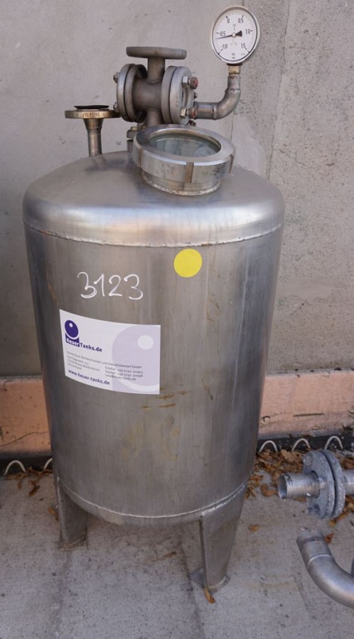 Behälter 170 Liter aus V4A einwandig, gebraucht