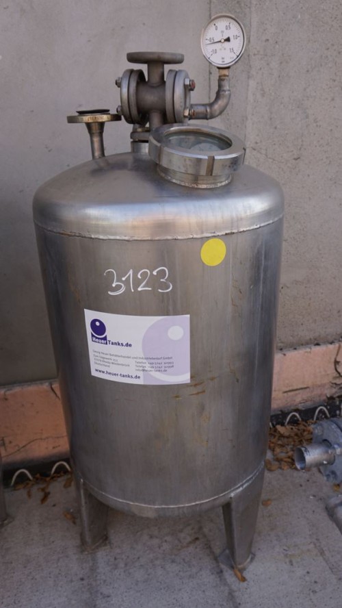 Behälter 170 Liter aus V4A einwandig, gebraucht