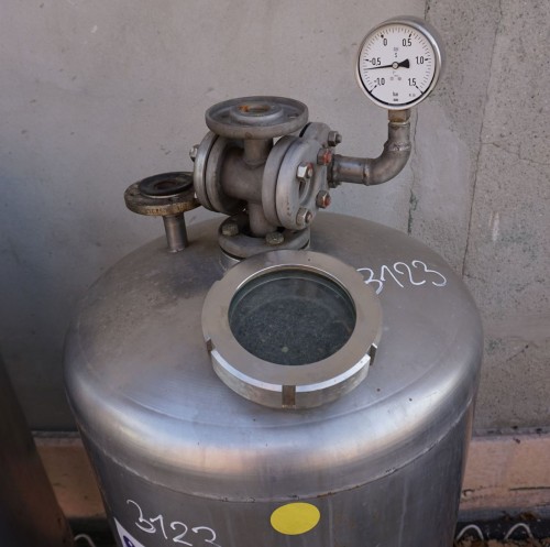 Behälter 170 Liter aus V4A einwandig, gebraucht