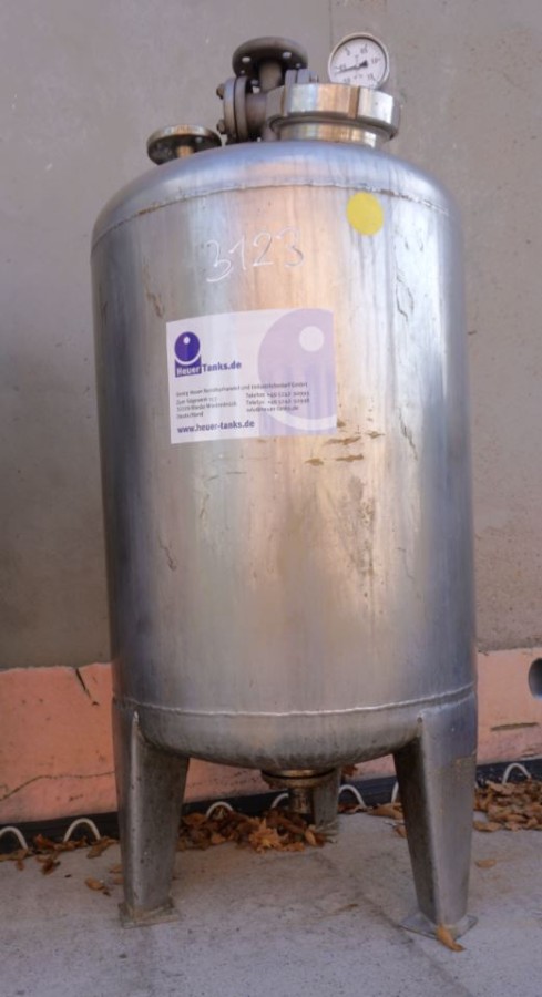 Behälter 170 Liter aus V4A einwandig, gebraucht