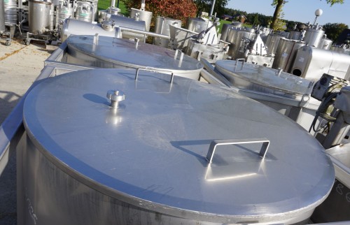 Behälter 1.000 Liter aus V2A, einwandig, gebraucht