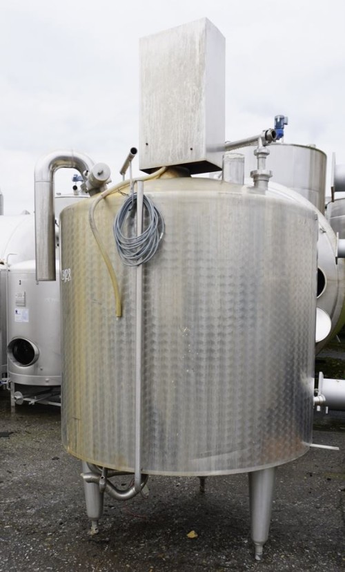 Behälter 1.000 Liter aus V2A isoliert, gebraucht