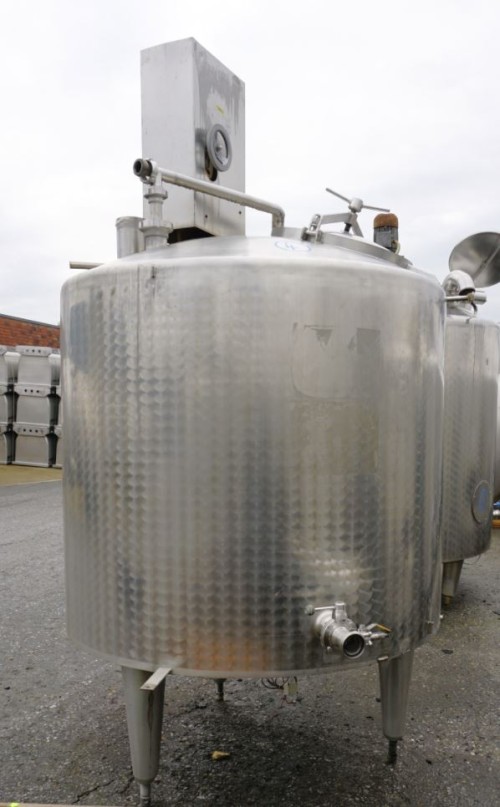 Behälter 1.000 Liter aus V2A isoliert, gebraucht