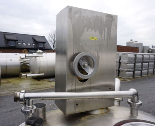 Behälter 1.000 Liter aus V2A isoliert, gebraucht