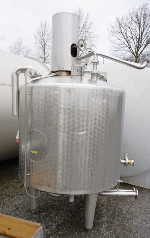 Behälter 700 Liter aus V2A isoliert, gebraucht