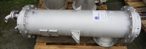 Rohrbündelwärmetauscher 60 Liter V4A, gebraucht