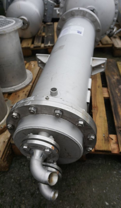 Rohrbündelwärmetauscher 60 Liter V4A, gebraucht