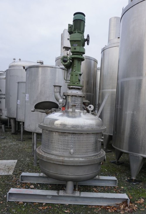 Behälter 500 Liter aus V2A temperierbar, gebraucht