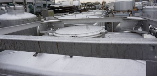 Schüttgutcontainer 1.000 Liter aus V2A einwandig, gebraucht