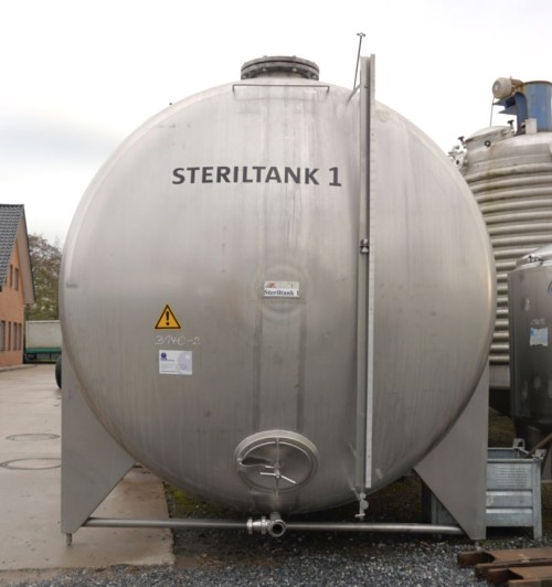 Behälter 42.000 Liter aus V2A einwandig, gebraucht