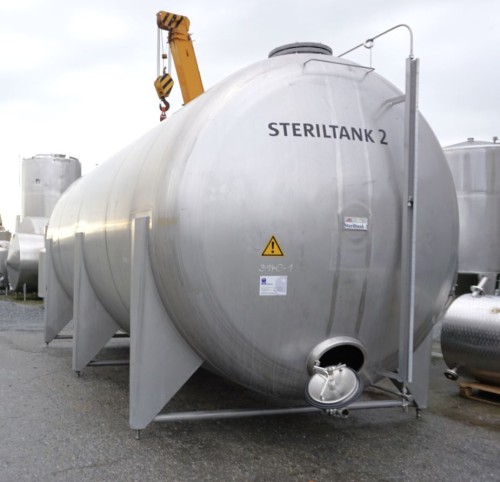 Behälter 42.000 Liter aus V2A einwandig, gebraucht