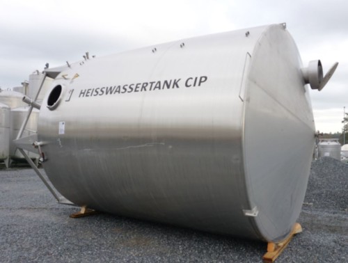 Behälter 37.000 Liter aus V2A, einwandig, gebraucht