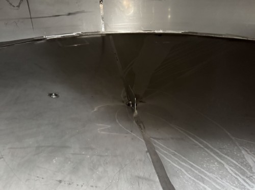 Behälter 37.000 Liter aus V2A, einwandig, gebraucht