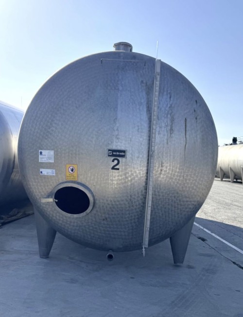 Behälter 40.000 Liter aus V2A einwandig, gebraucht