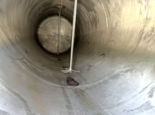 Behälter 40.000 Liter aus V2A einwandig, gebraucht