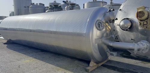 Konzentrattank 25.000 Liter aus V2A, einwandig, gebraucht