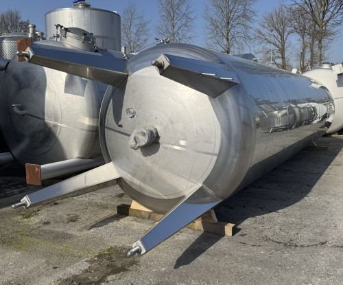 Konzentrattank 25.000 Liter aus V2A, einwandig, gebraucht