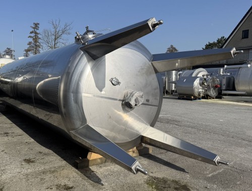 Konzentrattank 25.000 Liter aus V2A, einwandig, gebraucht