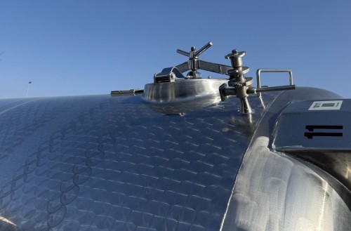 Konzentrattank 25.000 Liter aus V2A, einwandig, gebraucht