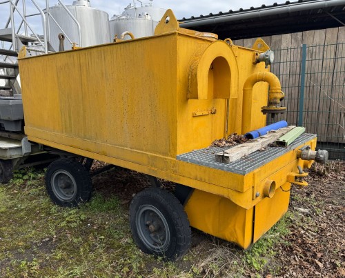 Stahltank mit Fahrgestell 2.500 Liter, gebraucht