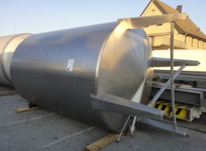 Behälter 14.000 Liter aus V2A, gebraucht, einwandig
