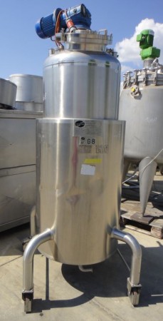 Behälter 500 Liter aus V4A, gebraucht, temperierbar, isoliert