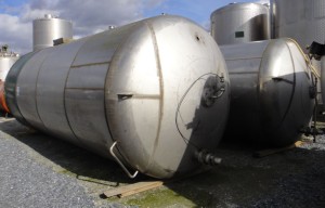Behälter 22.000 Liter aus V2A, gebraucht, einwandig