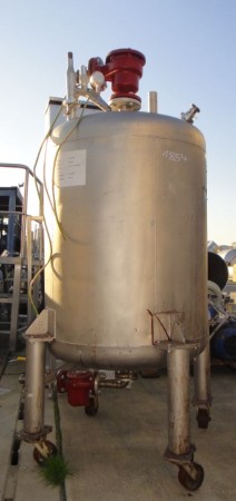 Behälter 457 Liter aus V2A, gebraucht, einwandig