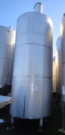 Behälter 10.000 Liter aus V2A, gebraucht, isoliert