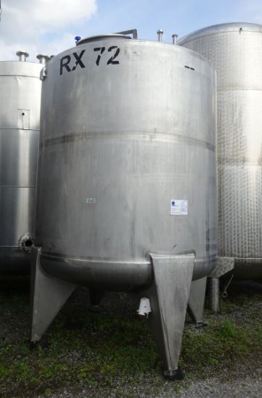 Behälter 10.500 Liter aus V4A, gebraucht, einwandig
