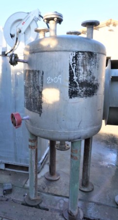 Druckbehälter 500 Liter aus V4A, einwandig