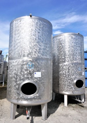 Behälter 5.000 Liter aus V4A einwandig, gebraucht